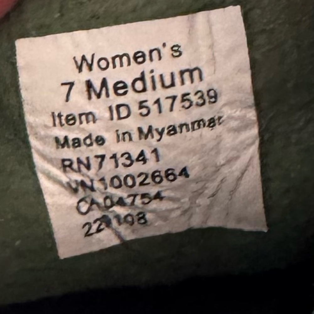 LL Bean Mountain Classic Quilted Ankle Boot Aqua and Turquoise Size 7 - Picture 5 of 9